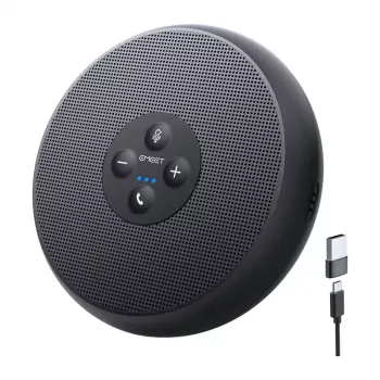 EMEET OfficeCore M1A konferences skaļrunis - USB-C & Bluetooth 5.0, AI trokšņu samazināšana, 360° balss uztveršana