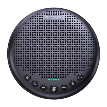 EMEET OfficeCore Luna Plus Kit konferenču sistēma - Divu skaļruņu komplekts ar ķēdes savienojumu, 360° visvirziena mikrofons, USB-C un Bluetooth 5.0, trokšņu samazināšana, 15h akumulators