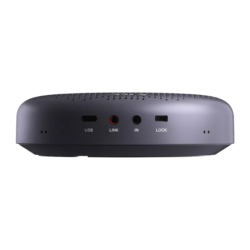 EMEET OfficeCore Luna Plus Kit konferenču sistēma - Divu skaļruņu komplekts ar ķēdes savienojumu, 360° visvirziena mikrofons, USB-C un Bluetooth 5.0, trokšņu samazināšana, 15h akumulators