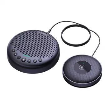 EMEET OfficeCore Luna Plus Kit konferenču sistēma - Divu skaļruņu komplekts ar ķēdes savienojumu, 360° visvirziena mikrofons, USB-C un Bluetooth 5.0, trokšņu samazināšana, 15h akumulators
