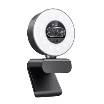 EMEET SmartCam S600L tīmekļkamera - 2K QHD, autofokuss, divi mikrofoni, privātuma aizvars, USB-A
