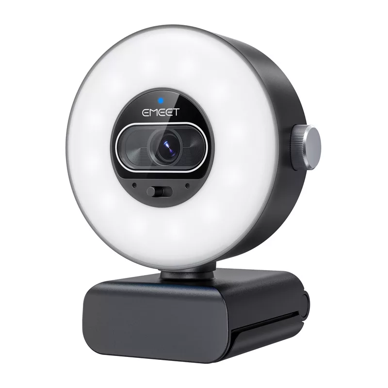 EMEET SmartCam S600L tīmekļkamera - 2K QHD, autofokuss, divi mikrofoni, privātuma aizvars, USB-A