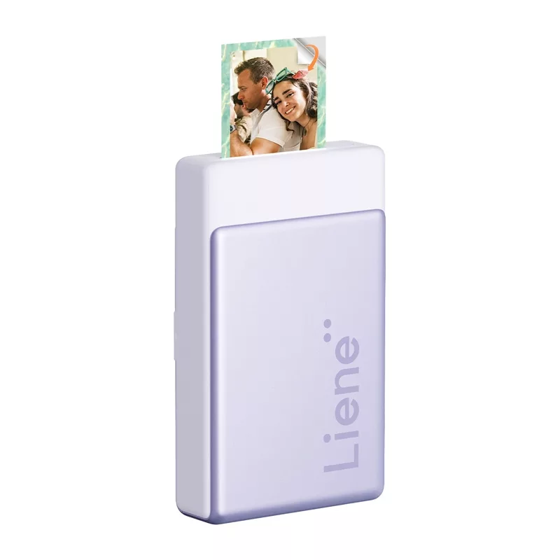 LIENE Pearl N200 Pro 2x3 portatīvais foto printeris (Purpura)