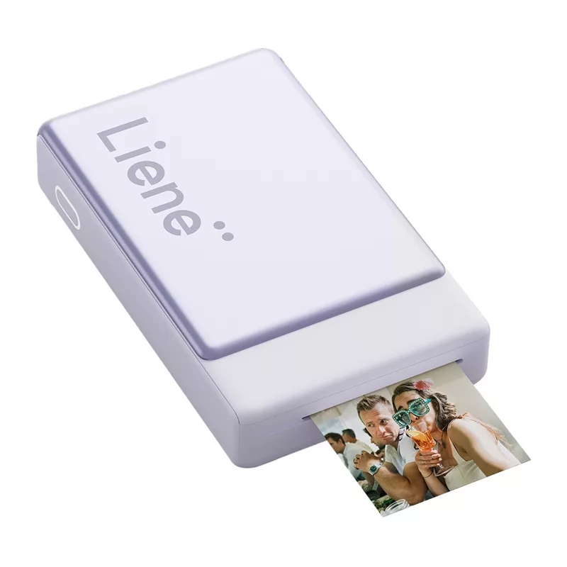 LIENE Pearl N200 Pro 2x3 portatīvais foto printeris (Purpura)
