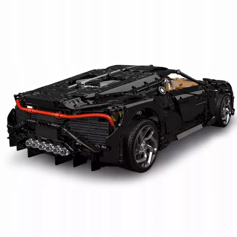 MOULD KING La Voiture Noire Būvkomplekts 13163S - 4800 detaļas, 1:8 mēroga Bugatti replika