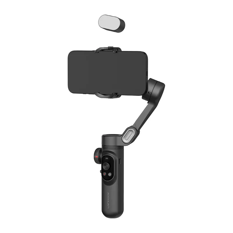 AOCHUAN X Pro Gimbal ar RGB apgaismojumu (Melns)