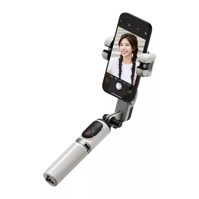 AOCHUAN M1 Pro gimbal ar RGB apgaismojumu (balts)