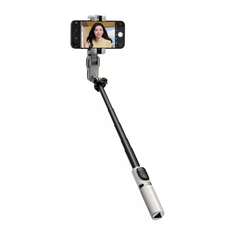 AOCHUAN M1 Pro gimbal ar RGB apgaismojumu (balts)