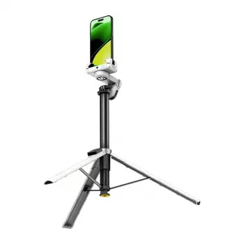 AOCHUAN M3 Pro gimbal ar RGB apgaismojumu (balts)