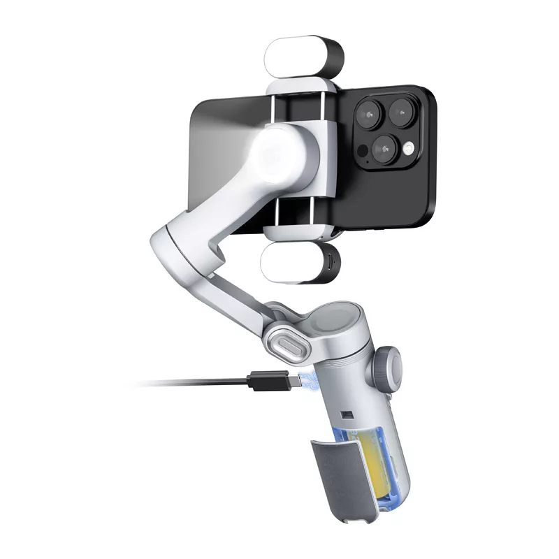 AOCHUAN X Pro Gimbal ar RGB apgaismojumu (Pelēks)