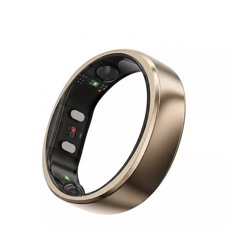 RingConn Smart Ring Gen2 Air sievietēm un vīriešiem - Miega un fitnesa izsekošanas valkājamā ierīce - Sirdsdarbība - Dune Gold 13. izmērs