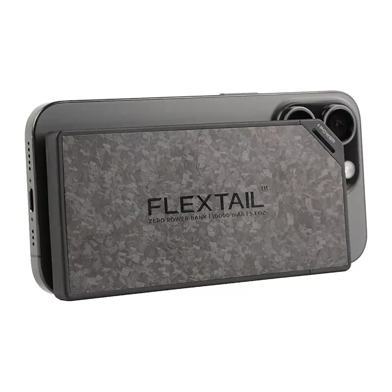 Flextail Zero Power 10 000 mAh Power Bank (Melns)