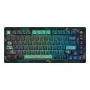 AKKO MOD007V3 HE 75% Vadu Mehāniskā Tastatūra ar Hall Effect Slēdžiem, CNC Alumīnija Korpuss, PBT ASA Taustiņi, RGB, Melna