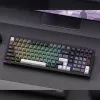 AKKO GEM 02 VIA vadu mehāniskā tastatūra, TKL 87 taustiņi, melna un sudraba, karsti nomaināma, RGB, USB-C