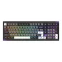 AKKO GEM 02 VIA vadu mehāniskā tastatūra, TKL 87 taustiņi, melna un sudraba, karsti nomaināma, RGB, USB-C