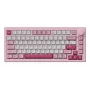 AKKO 5075 V3 mehāniskā tastatūra 75% 82 taustiņi daudzrežīmu bezvadu/Bluetooth/USB-C karsti maināma PBT ASA RGB gasket mount melna un ciāna