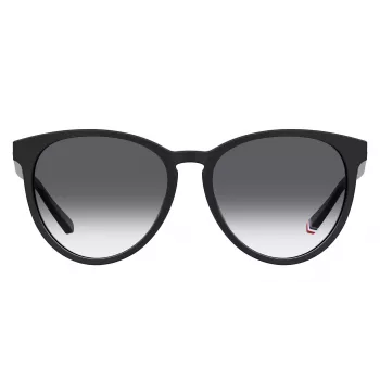 TOMMY HILFIGER Sieviešu saulesbrilles TH1724S8079O - Melns rāmis, Pelēkas lēcas, 56mm