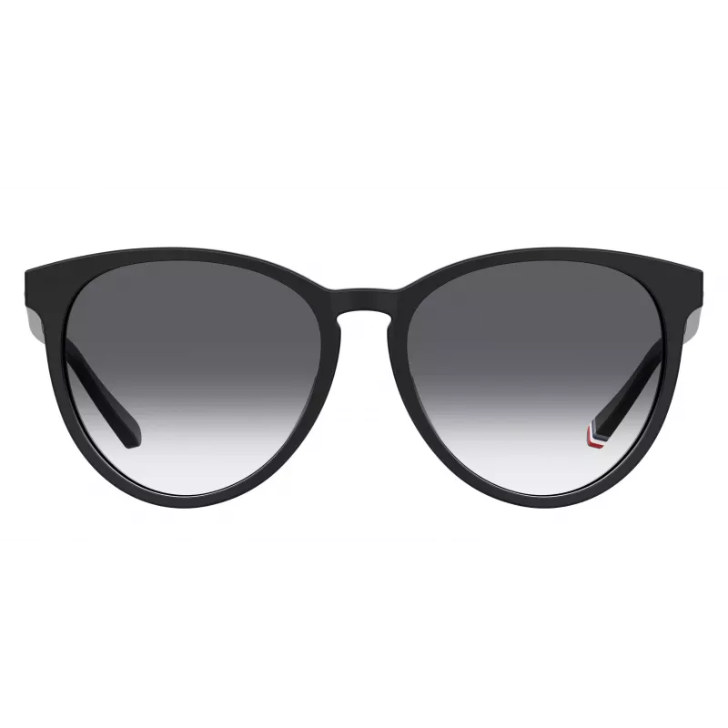 TOMMY HILFIGER Sieviešu saulesbrilles TH1724S8079O - Melns rāmis, Pelēkas lēcas, 56mm