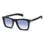 DAVID BECKHAM DB-7000-S-BSC Saulesbrilles Vīriešu Kvadrātveida Acetāta Melns Rāmis Pelēkas Lēcas 51mm