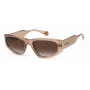 POLAROID PLD6169S10A Unisex saulesbrilles - Melns rāmis, pelēkas lēcas 55mm