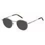 Tommy Hilfiger Vīriešu saulesbrilles TH-1973-S-6LB - Kvadrātveida plastmasas rāmis, Pelēkas polikarbonāta lēcas, UV400 aizsardzība