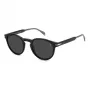 DAVID BECKHAM DB-1111-S-08A Saulesbrilles Vīriešu Taisnstūra Acetāta Rāmis Tumši Pelēks 50/23/145 mm