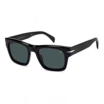 DAVID BECKHAM DB-7099-S-807 Vīriešu saulesbrilles - Melns rāmis, Pelēkas lēcas, 51 mm