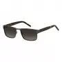 Tommy Hilfiger vīriešu TH-1974-S-SVK taisnstūra saulesbrilles Melna/Pelēka 57mm