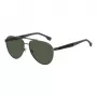BOSS Saulesbrilles BOSS1485SMFK Vīriešu Taisnstūra Acetāta Rāmis UV400 Pelēkas Lēcas 60/15/145 mm