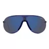 Carrera Superchamp Unisex Saulesbrilles 99/00/135 mm Melna Pelēka