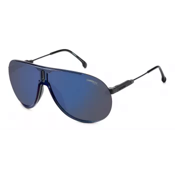 Carrera Superchamp Unisex Saulesbrilles 99/00/135 mm Melna Pelēka