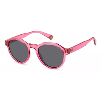 POLAROID PLD6207SMU1 Unisex Saulesbrilles - Polarizēts Kvadrātveida Rāmis 52mm