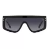 ISABEL MARANT Sieviešu saulesbrilles IM-0155-S-807 Oversized Square Melns Acetāta Rāmis Tumši Pelēkas Polikarbonāta Lēcas 99mm Lēcu Platums 135mm Kājiņu Garums UV400 Aizsardzība