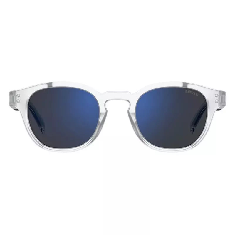 LEVI'S LV-5060-S-2M4 Vīriešu taisnstūra saulesbrilles, Havana rāmis, brūnas lēcas, 48 mm