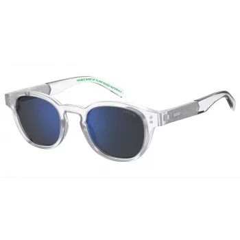 LEVI'S LV-5060-S-2M4 Vīriešu taisnstūra saulesbrilles, Havana rāmis, brūnas lēcas, 48 mm