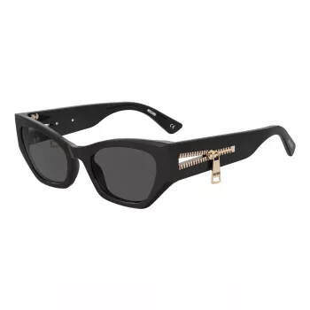 MOSCHINO Sieviešu saulesbrilles MOS159-S-807 Butterfly Acetāta rāmis Pelēks gradients Lēcas 55/21/140 mm UV400