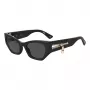 MOSCHINO Sieviešu saulesbrilles MOS159-S-807 Butterfly Acetāta rāmis Pelēks gradients Lēcas 55/21/140 mm UV400