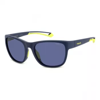 Polaroid Sport PLD7051SFLL Saulesbrilles - Matēts Melns Rāmis, Pelēka Polarizēta Lēca - Unisex - 57/19/130 mm
