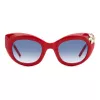 CAROLINA HERRERA Sieviešu kaķacs formas saulesbrilles HER0215SC9A - Havana/Brūns gradients 50/25/140 mm