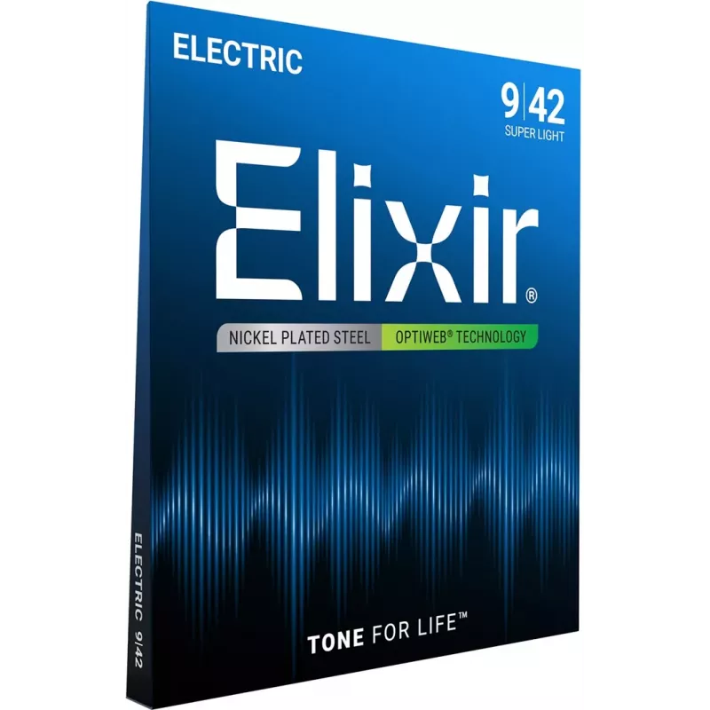 Elixir 12000 Super Light (9-42) PW elektriskās ģitāras stīgas