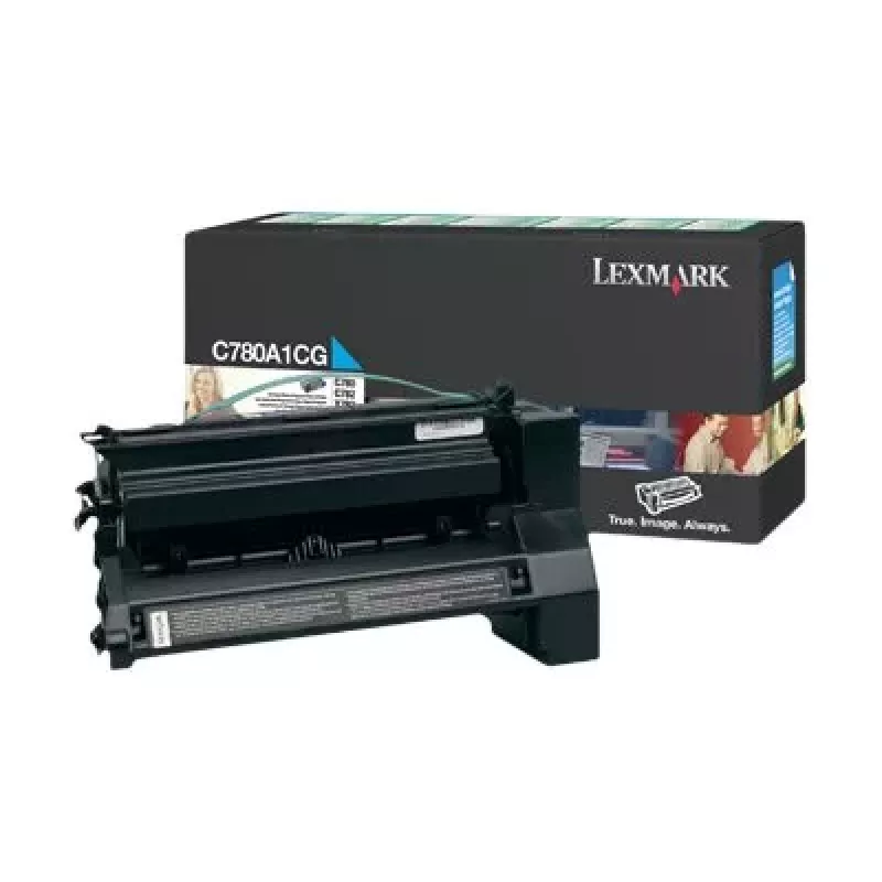 Lexmark Cyan Original Toner Cartridge LCCP, LRP