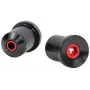 Tilt Bar Ends 22 Size - Melns - Nylon Composite - Pāris