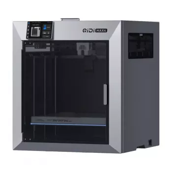 QIDI Max 4 3D Printer - Lielformāta FDM 3D printeris ar 300 mm³ darba tilpumu, CoreXY, Klipper programmatūru, tiešās piedziņas ekstrūderi, automātisko nivelēšanu, slēgtu kameru, Wi-Fi un Ethernet