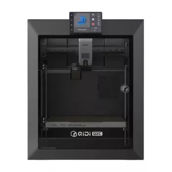 QIDI Q2C 3D Printer - Pilnībā slēgts FDM printeris ar 200x200x200mm drukas tilpumu, tiešās piedziņas ekstrūderi, PEI magnētisko drukas platformu, Wi-Fi un skārienekrānu