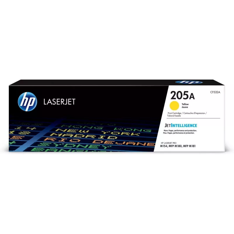 Freecolor saderīga tonera kasetne HP 205A (CF532A) dzeltena - Pārstrādāta HP Color LaserJet Pro M180n/M181fw/M154a/M154nw