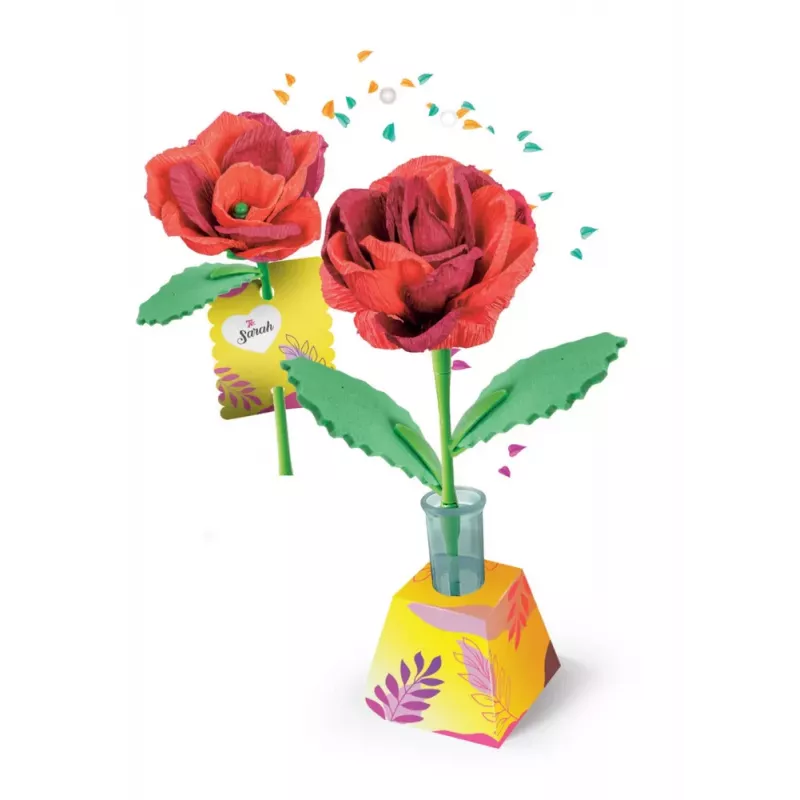Clementoni Idea Art Creative Set Mini Flower Factory – Rose 18168
