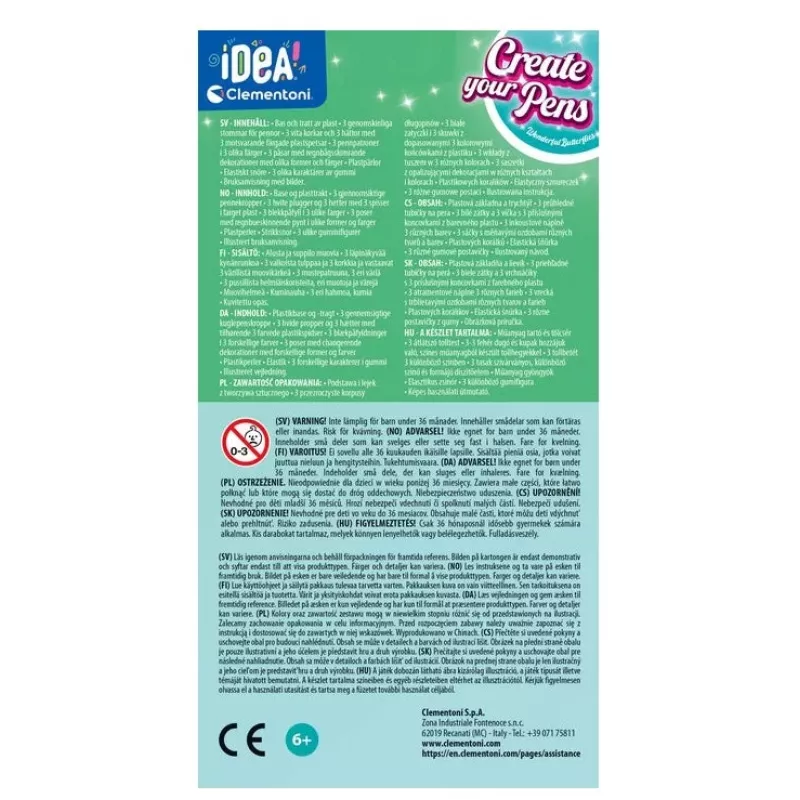 Clementoni IDEA 18169 Bērnu podniecības komplekts ar elektrisko ripu