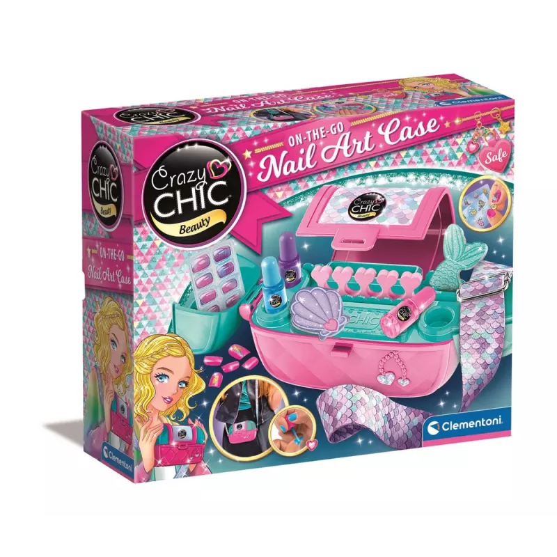 Clementoni Crazy Chic Mobile Nail Studio Rokassomiņa 18217