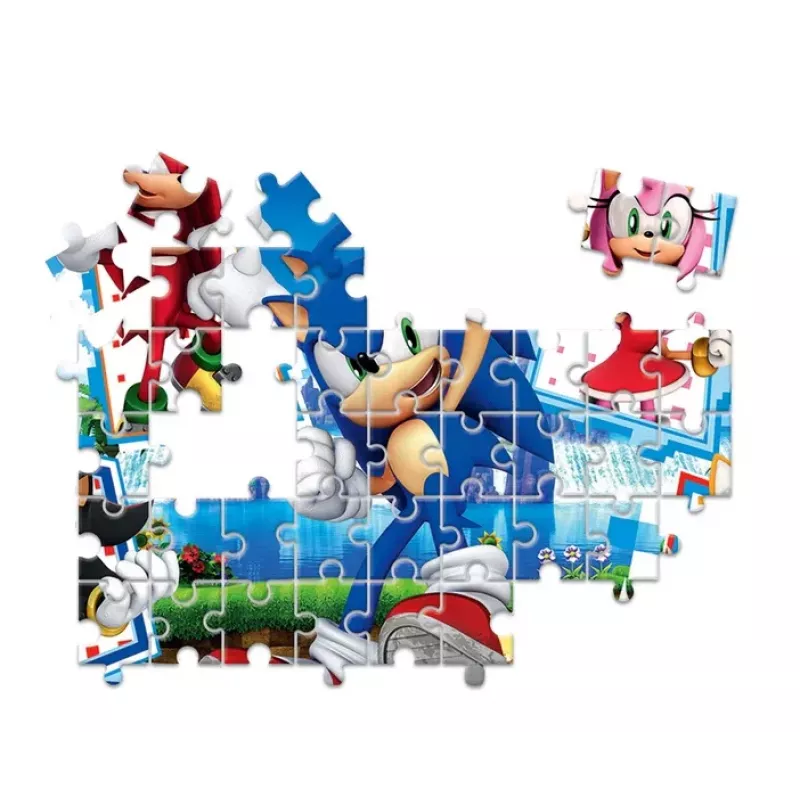 Clementoni Izglītojošais komplekts Puzle, Memo un Bloki Sonic 28389