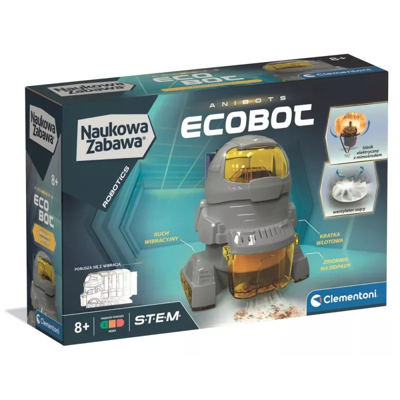 Clementoni Science & Play EcoBot Robot Kit (poļu valoda) 50061